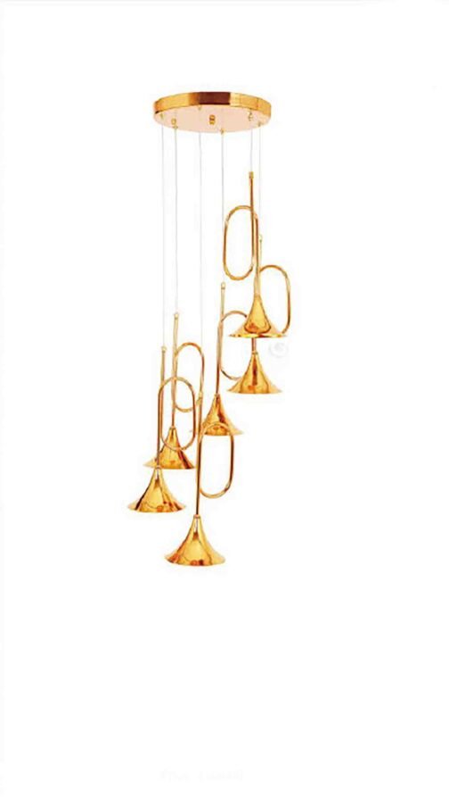 Gold finished Ceiling Lamp