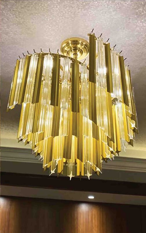 Modern Gold Pendant Light