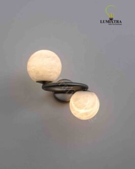 Rounded luxury wall lamp