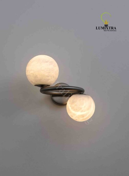 Rounded luxury wall lamp