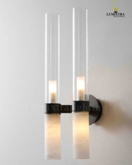 Opulent Marble Glow - wall lamp