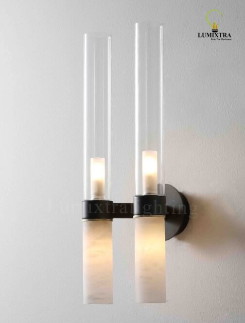 Opulent Marble Glow - wall lamp