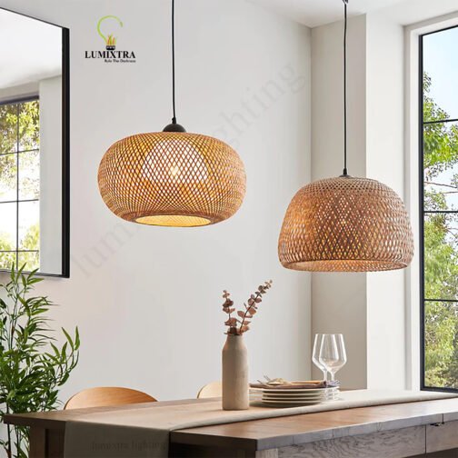 Bali Natural Bamboo Ceiling Pendant Light