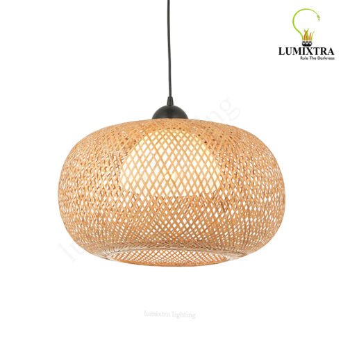 Bali Natural Bamboo Ceiling Pendant Light - Image 7