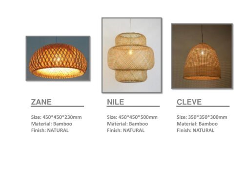 Bamboo Lamp Shade - Image 2